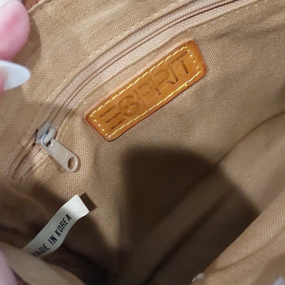 Vintage 90's ESpirit Leather Crossbody Bag - Picture 14 of 16